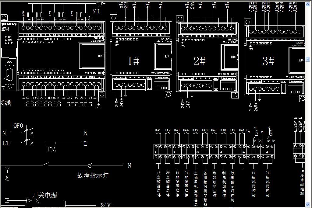 plc接線電氣原理圖