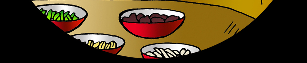 传统餐厅木桶饭饭店背景墙