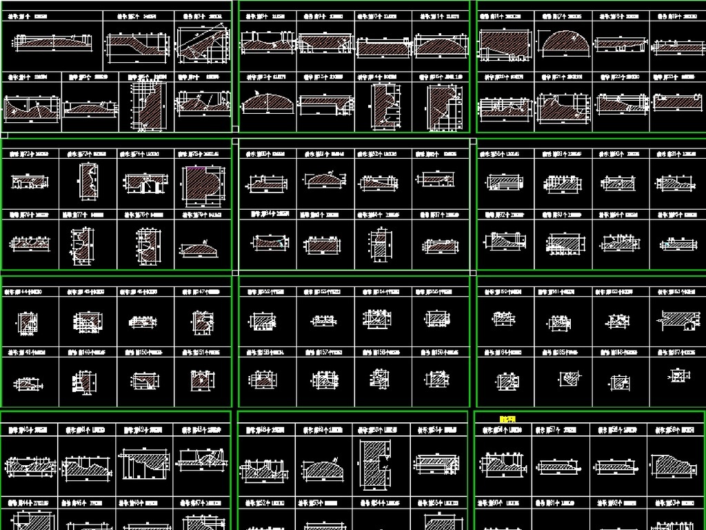 cad图库 全屋定制cad图纸 cad图纸 > 石材线条cad图库 素材图片参数