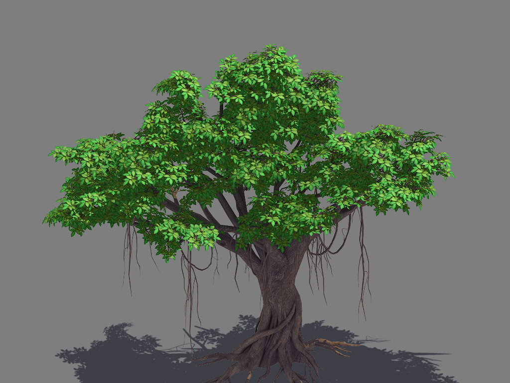 植物-榕树14设计图下载(图片33.26mb)_城市规划库_su模型-我图网