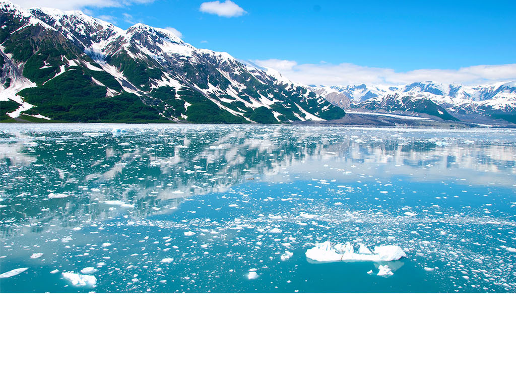 南极冰川融化高清背景墙