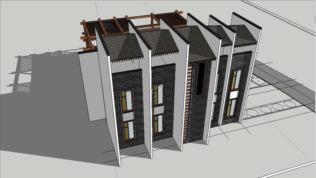 中式古建筑su模型