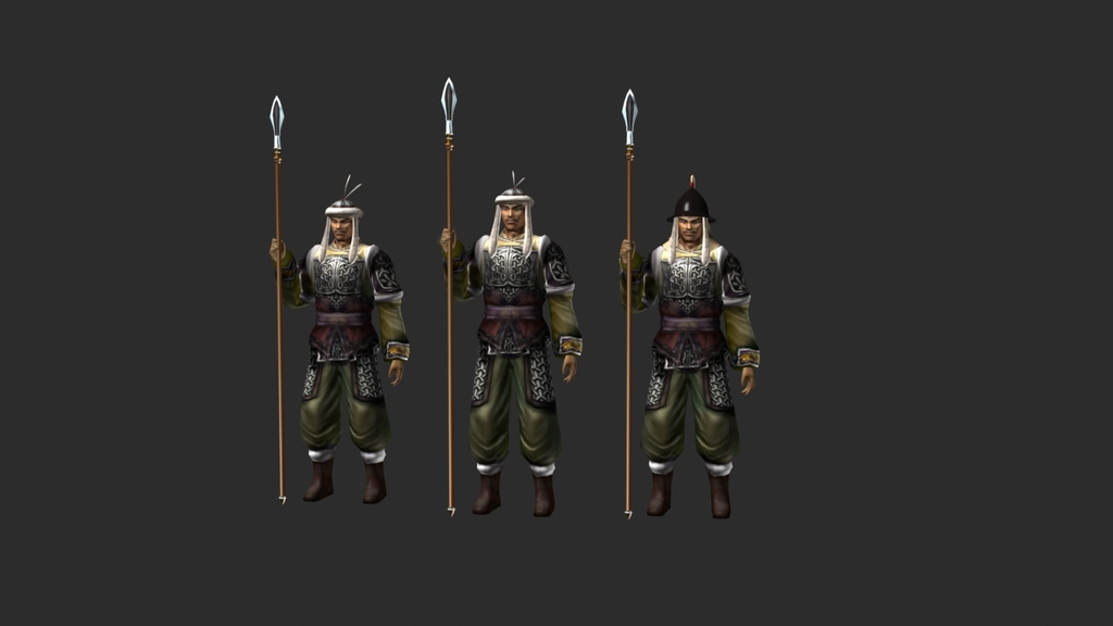 金国士兵3d模型