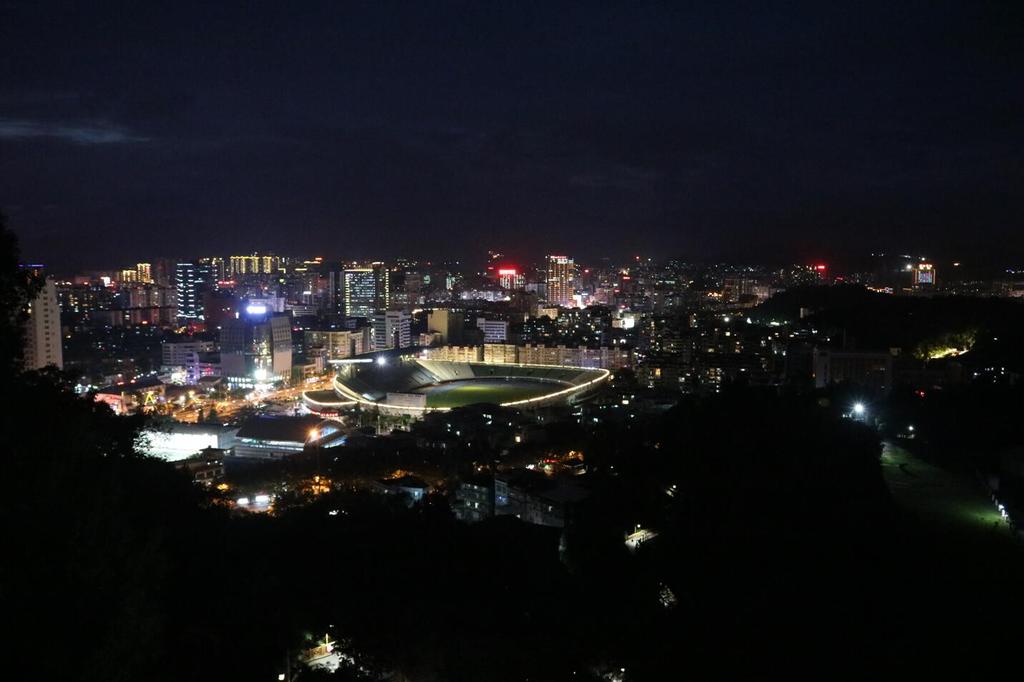 龙岩天马山夜景