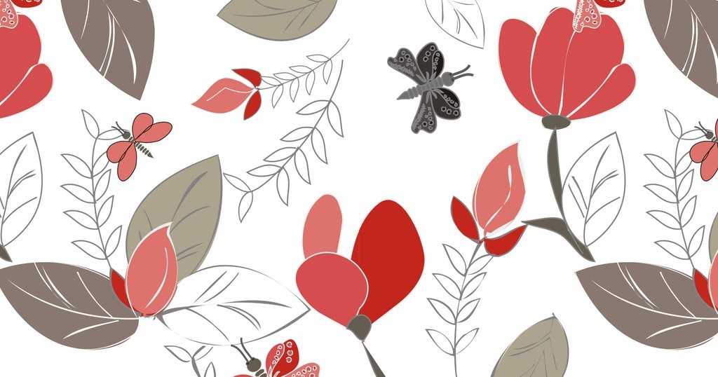 产品图案设计 服装/配饰印花图案 植物花卉图案 > 植物花卉背景图案