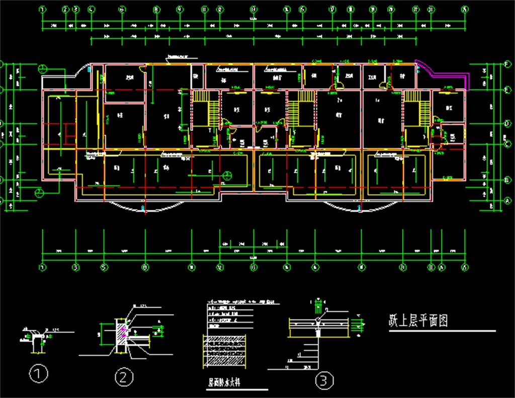 多层住宅cad平面图图片下载dwg素材-建筑图纸-我图网
