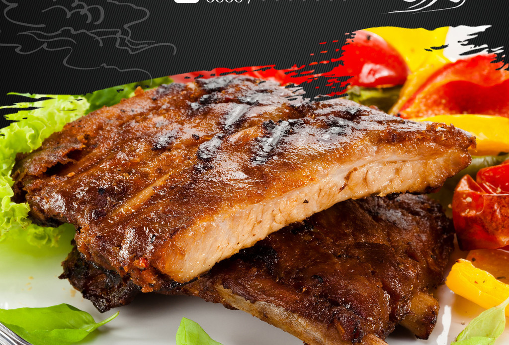 餐厅牛肉牛排海报设计