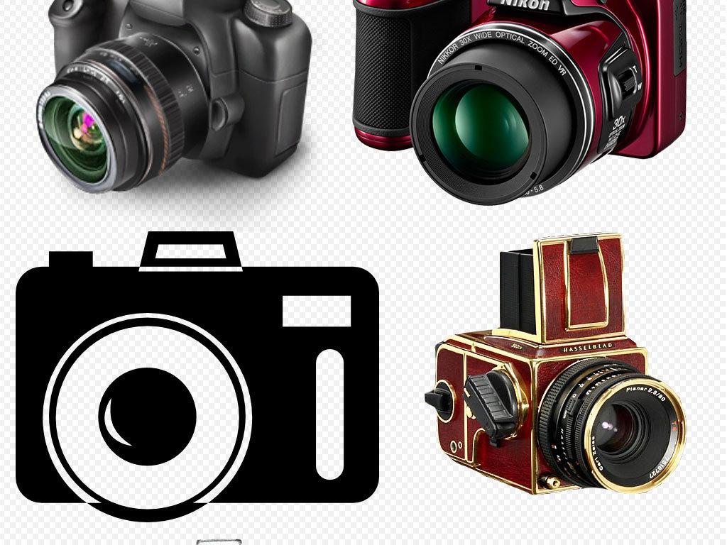 照相机拍照ppt模板