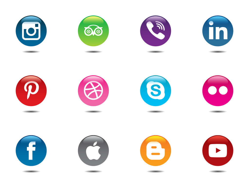 网页扁平矢量手机图标