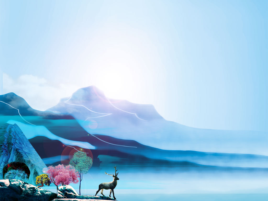 山水地产海报展板(图片编号:16816146)_山水风景画_我图网