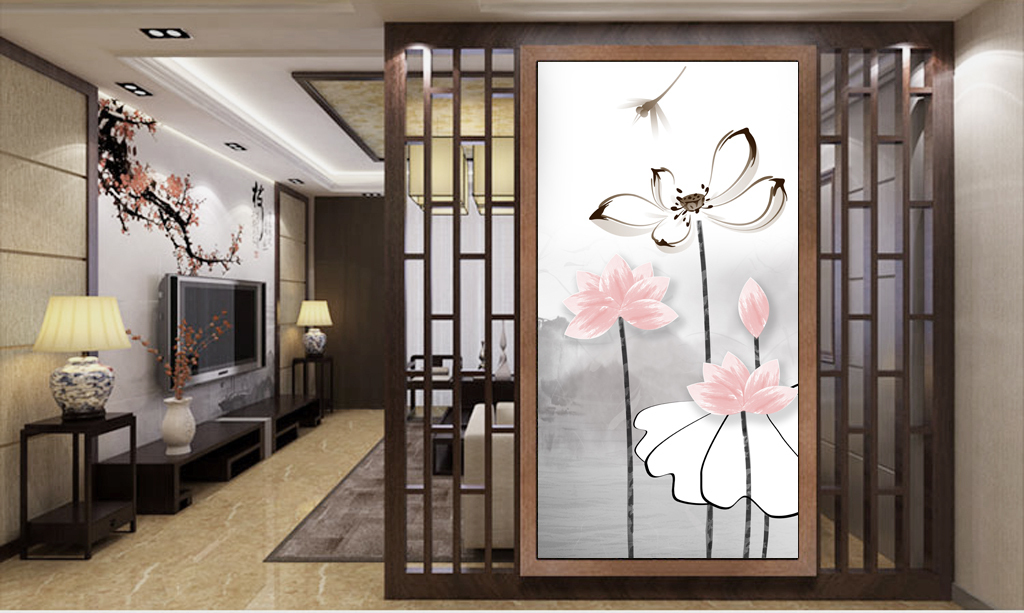 16829792)_中式玄关_我图网