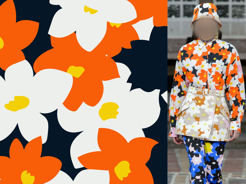 大牌服装印花设计图