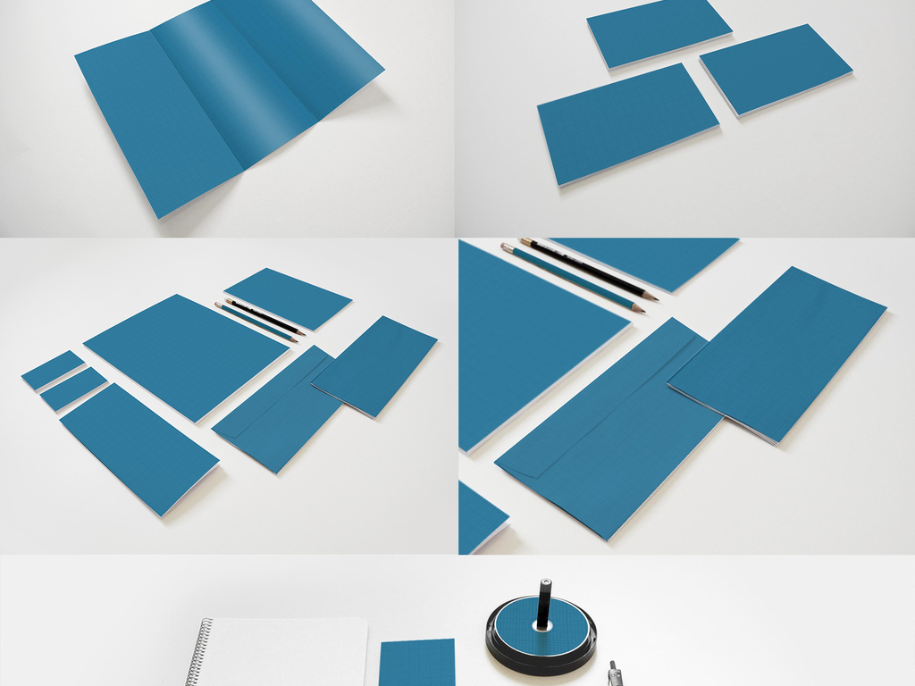 品牌vi设计效果图贴图样机模板素材提案