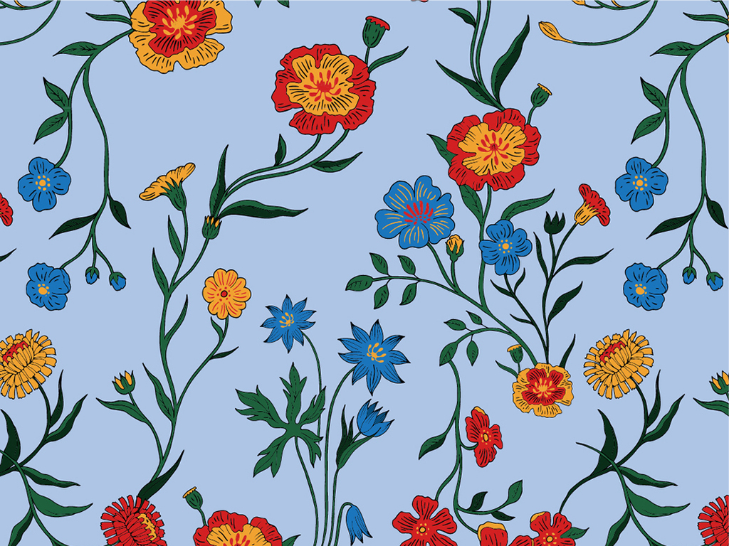 植物花卉面料图案设计