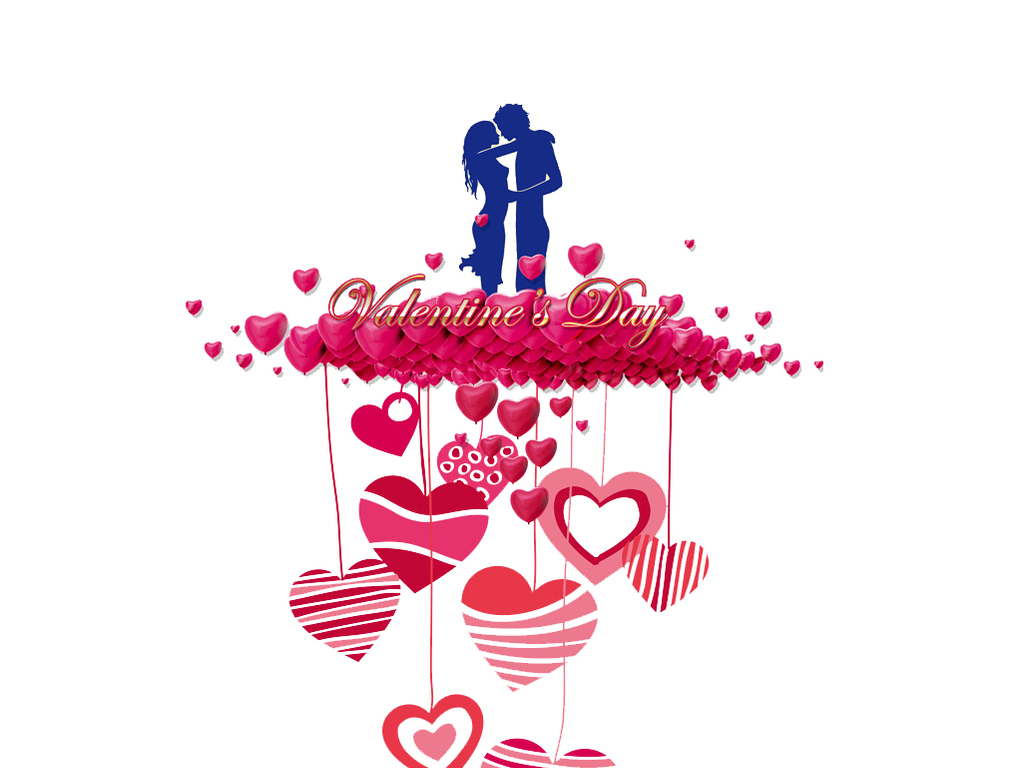 浪漫温馨情人节矢量素材