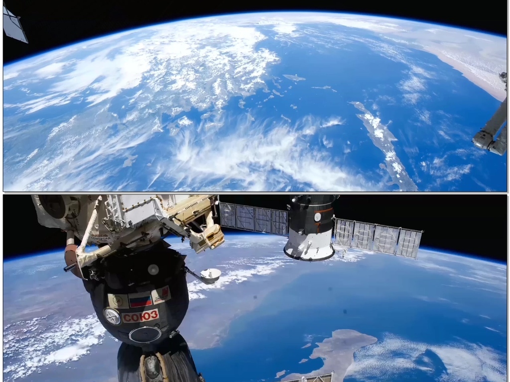 轨道卫星看地球