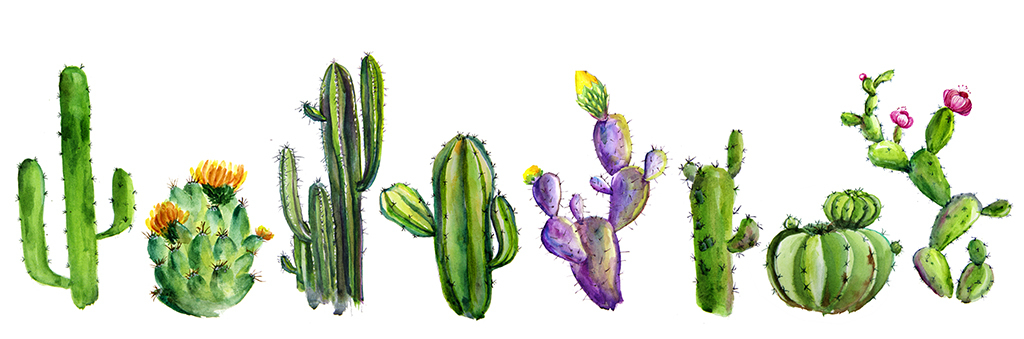 手绘仙人掌水彩画(原创)图片设计素材_高清psd模板下载(171.