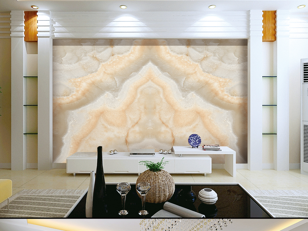 大理石背景墙客厅背景墙(图片编号:16990097)_大理石贴图_我图网