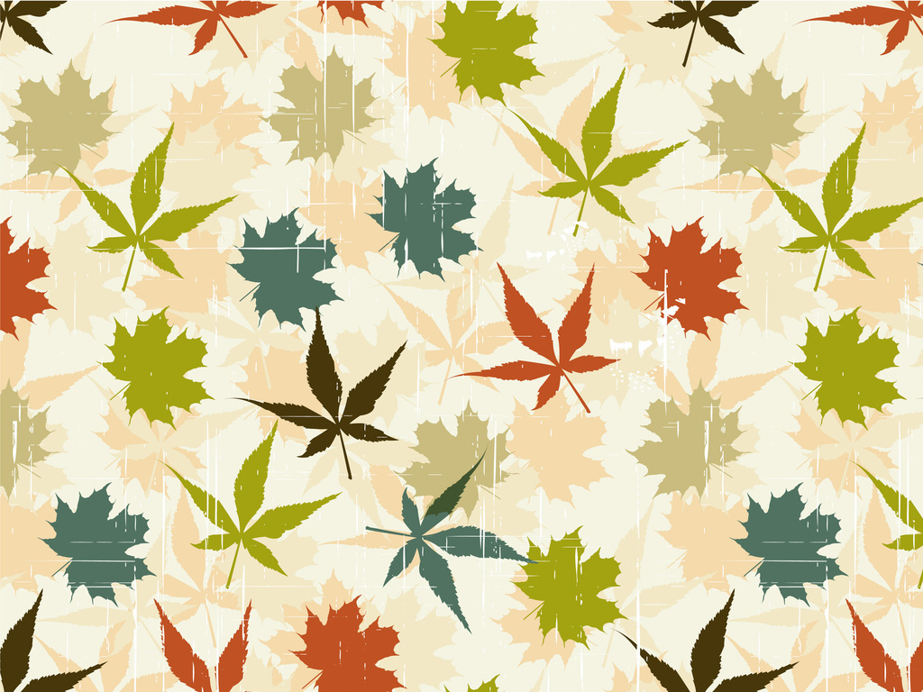 新款叶子无缝面料印花图案图片下载ai素材-植物花卉图案-我图网