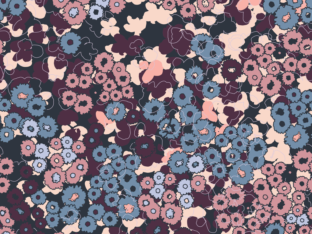 小碎花素材连衣裙印花窗帘家纺印花图片下载ai素材-植物花卉图案-我