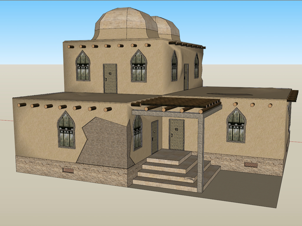 cs经典游戏中的碉堡sketchup模型