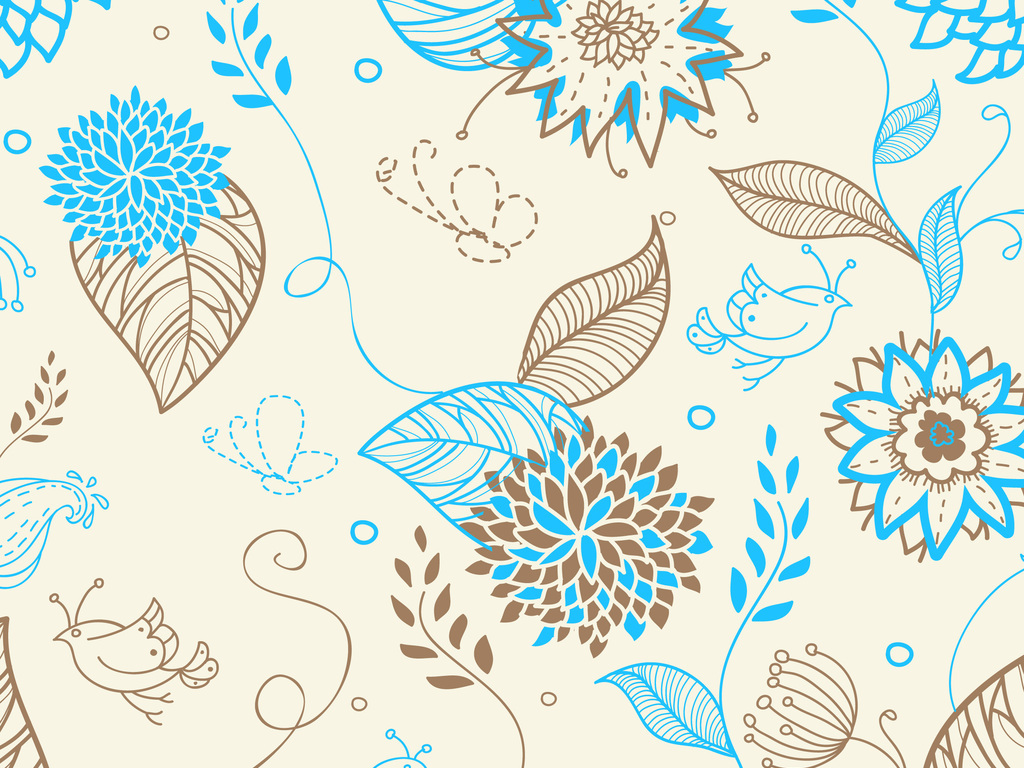 植物花卉花纹无缝印花图片下载ai素材-植物花卉图案-我图网