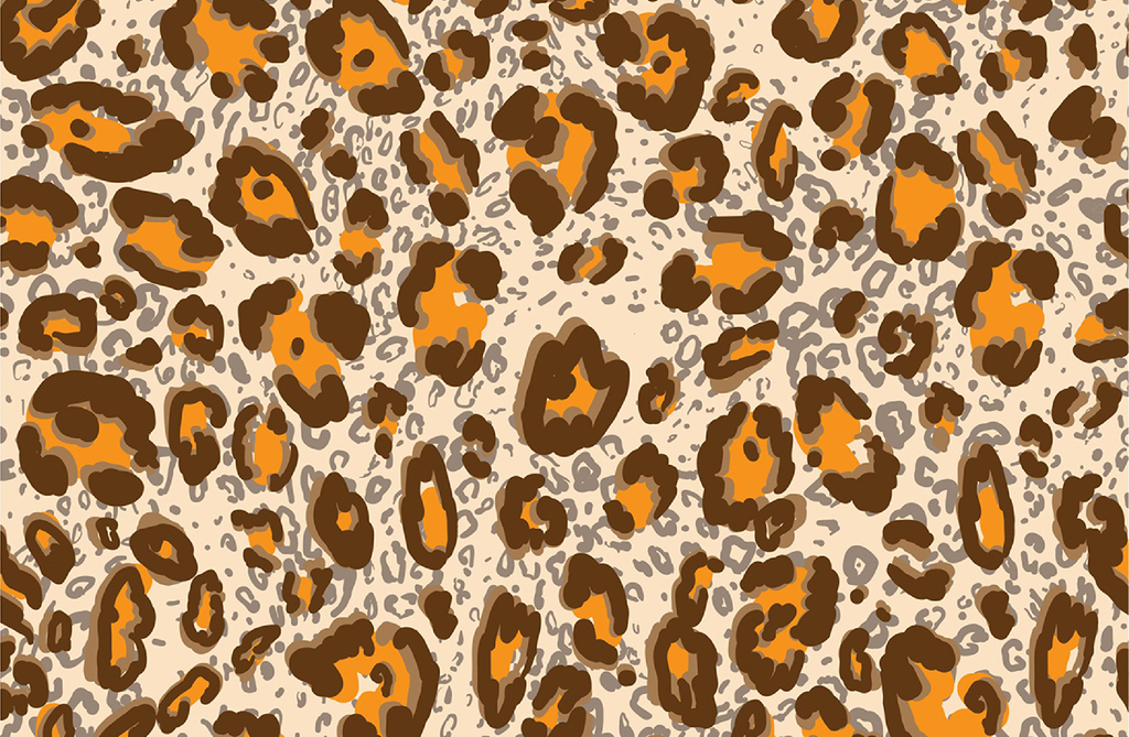 豹纹家纺印花图案动物皮毛