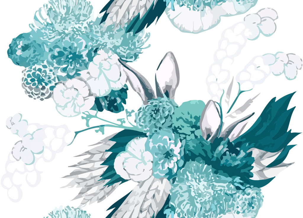 服装设计 面料印花设计 花纹图形设计 > 服装印花图案设计 素材图片