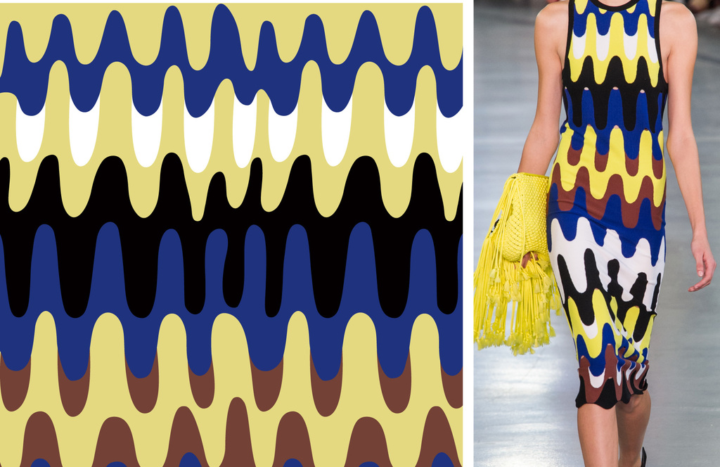 几何抽象无缝印花