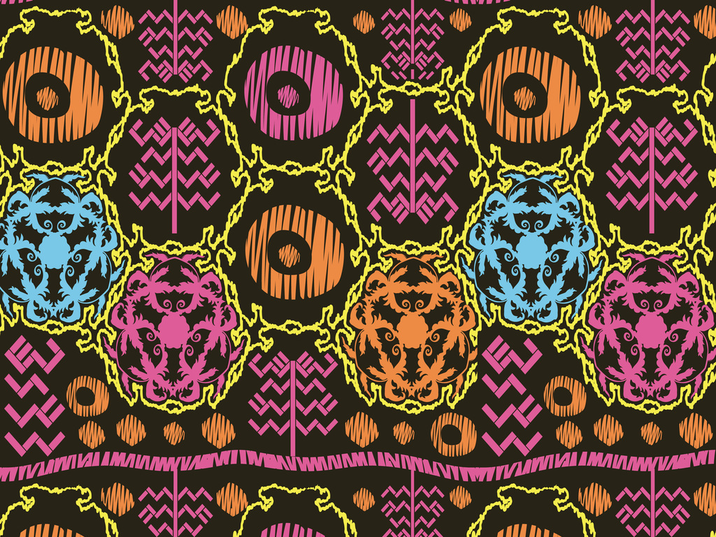 新款欧式花纹无缝印花