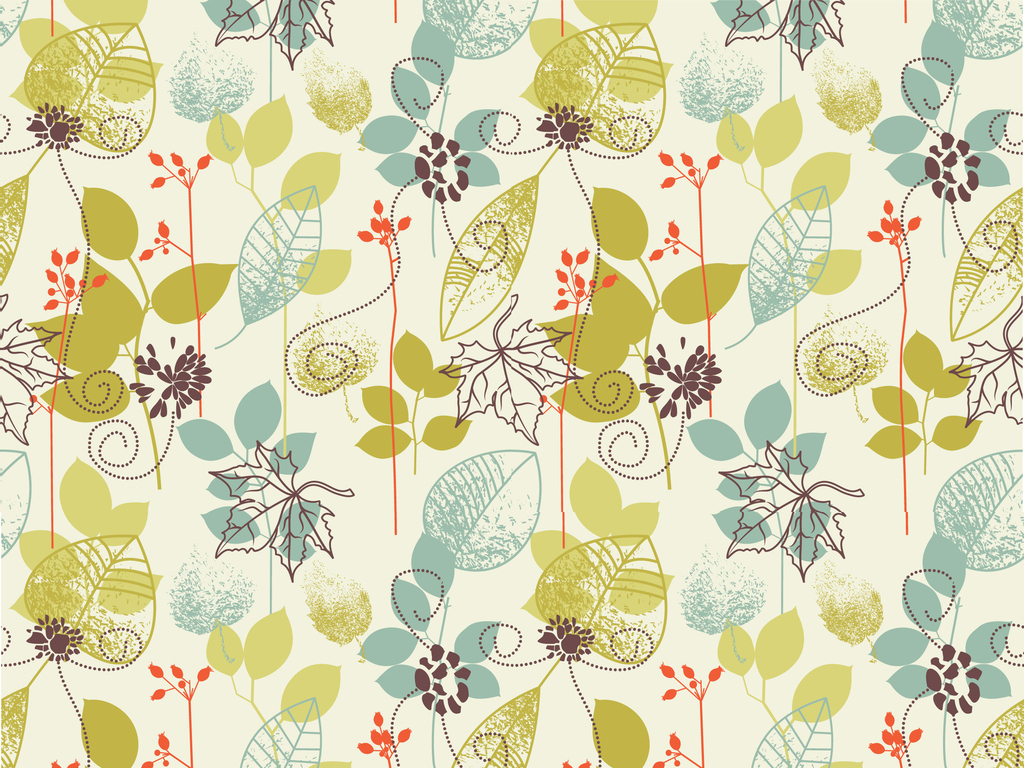 花卉花纹无缝印花