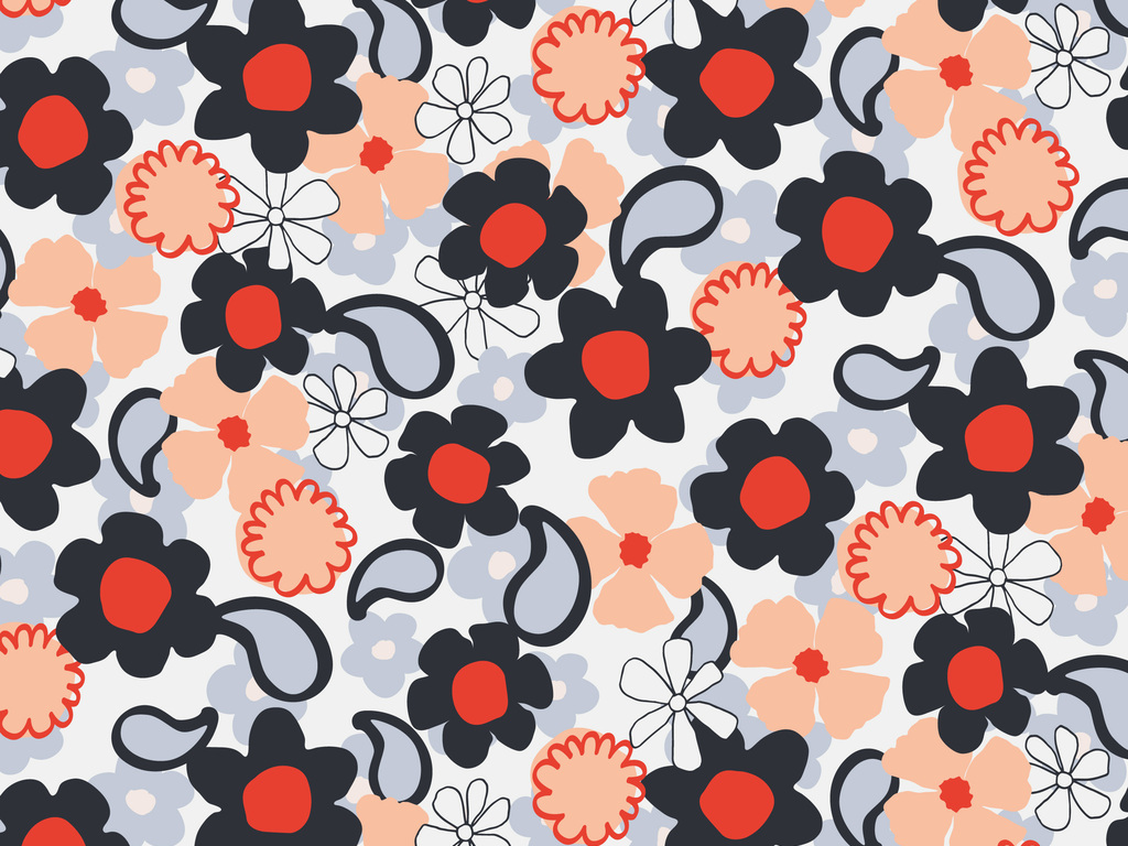 ai矢量图花卉植物花纹无缝服装印花图案图片下载ai素材-植物花卉图案