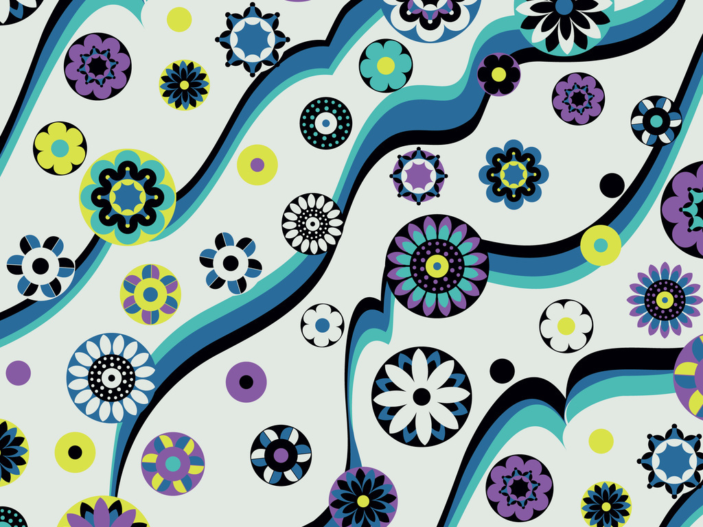 植物花卉花纹无缝印花图片下载ai素材-几何抽象图案-我图网