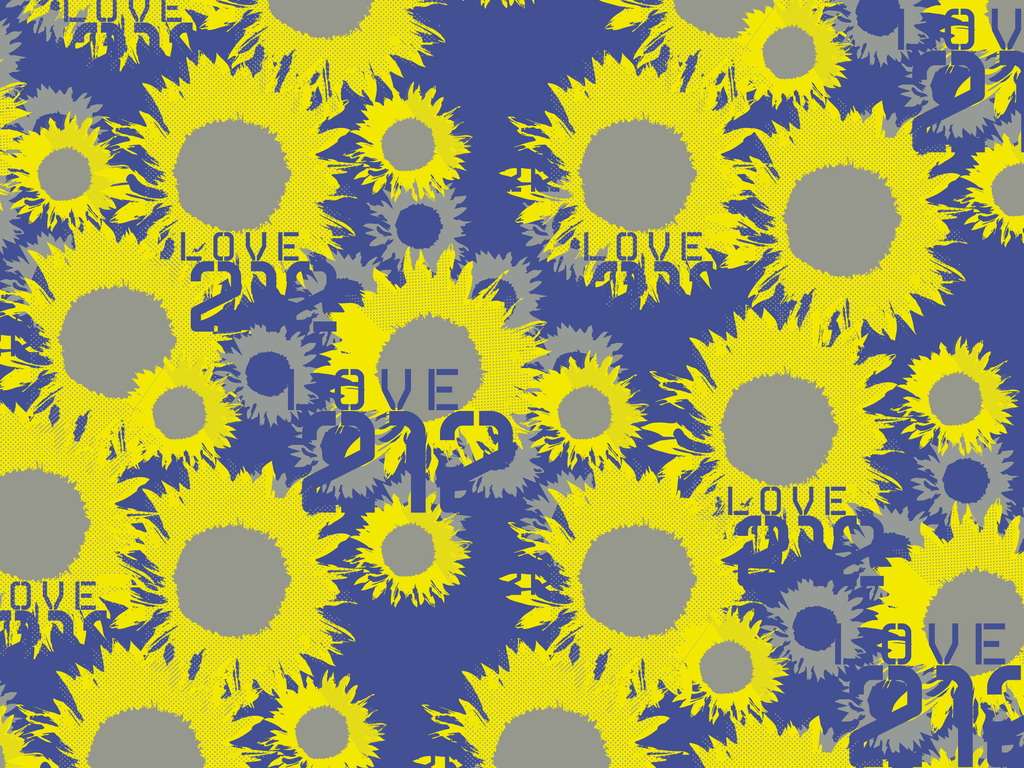 植物花卉花纹大花无缝印花图案