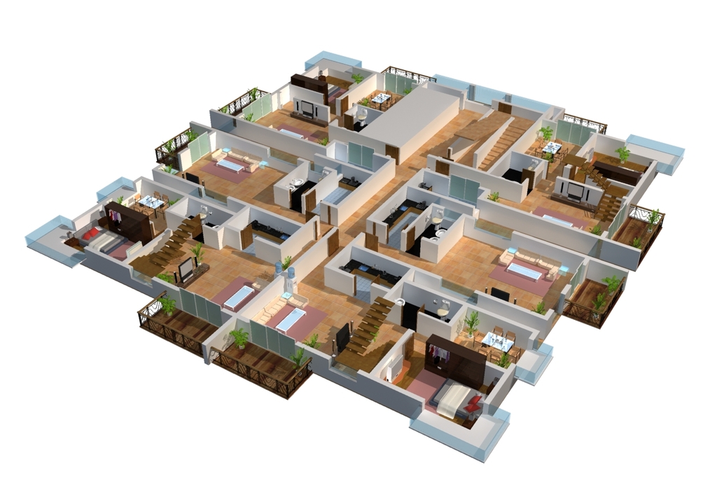 室內戶型圖3d模型