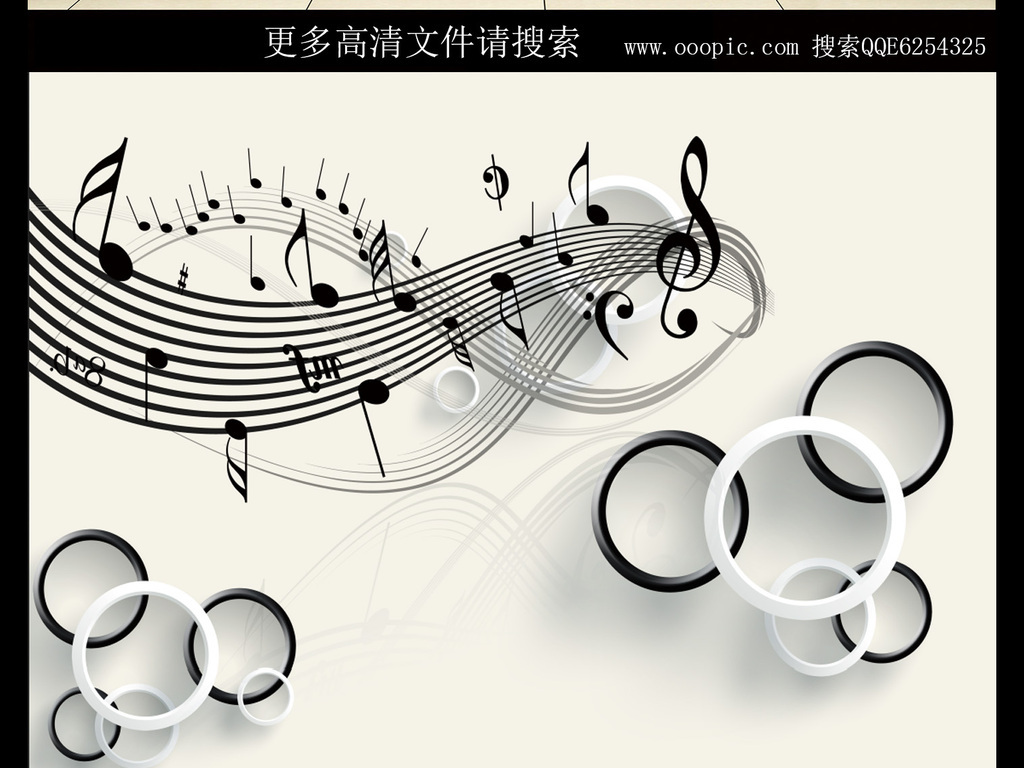 3d圆圈音乐背景墙(图片编号:17407768)_中式电视背景墙_我图网