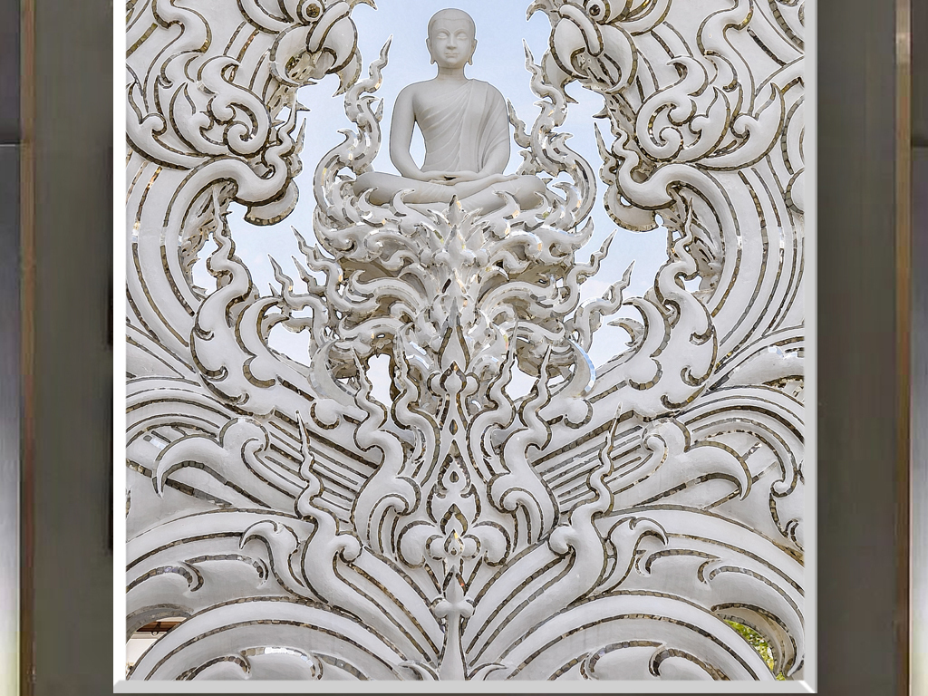 3d立体创意佛像浮雕装饰画