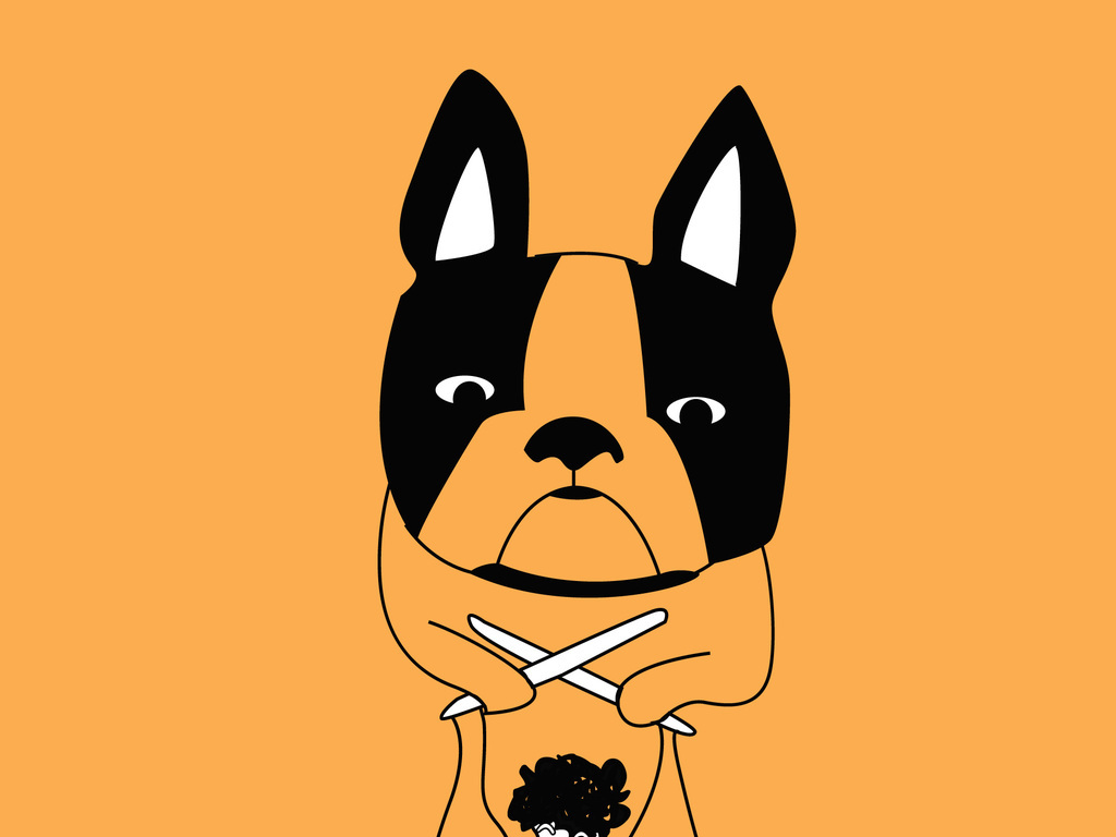 卡通小狗图案(图片编号:17436662)_动物_我图网