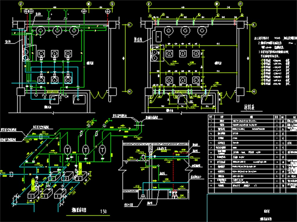 某商业楼给排水消防cad图纸