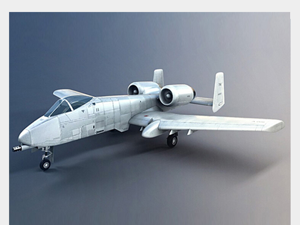 3d私人小型飞机模型