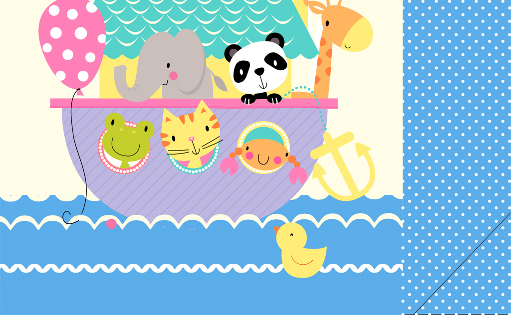 卡通礼品袋通用手提袋ai模版设计图片_高清素材下载(2.