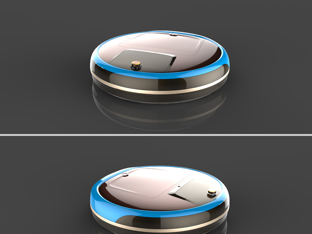 智能扫地机器人模型solidworks设计模型